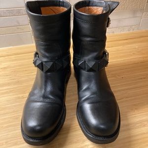 Valentino Biker Boots Size 8.5
